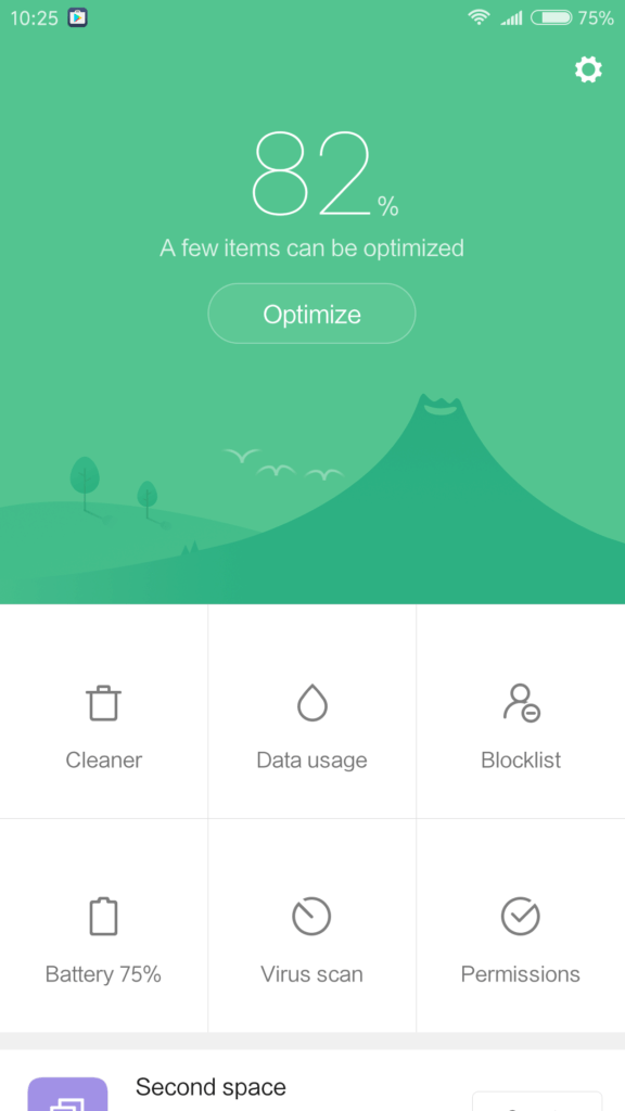 Xiaomi Mi6 system optimalizace 2