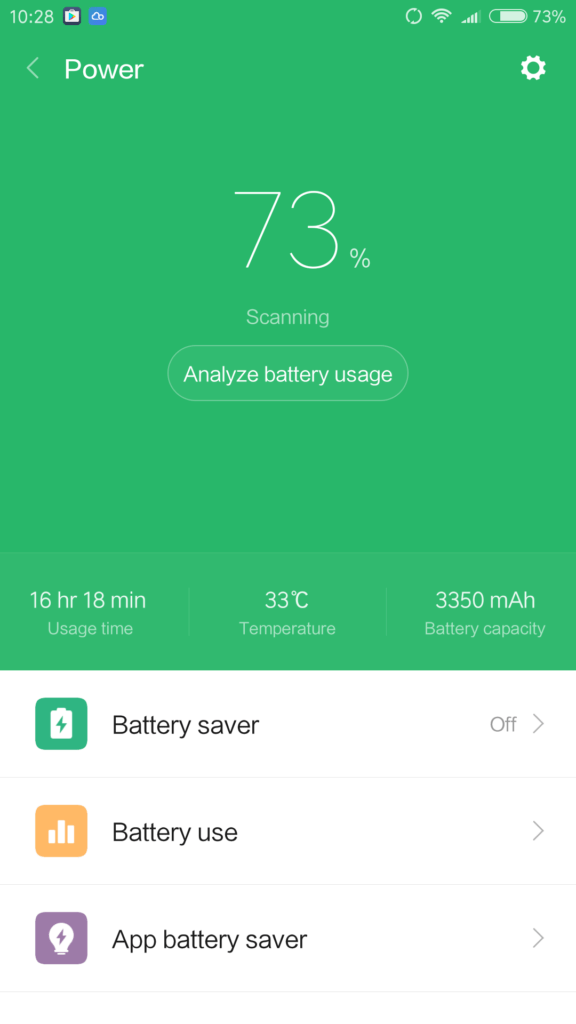 Xiaomi Mi6 system optimalizace